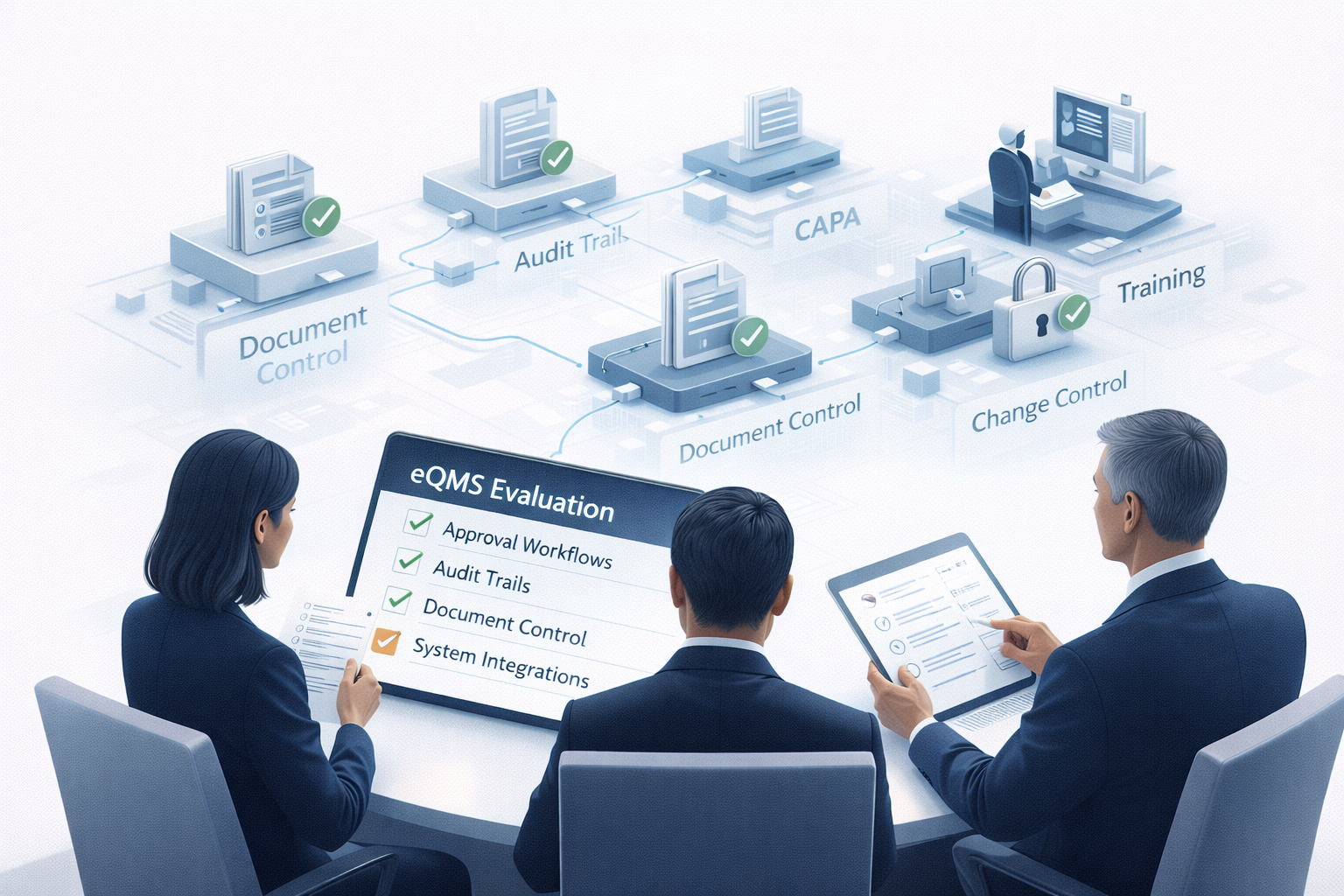 eQMS for Pharma Manufacturing: How to Evaluate Before You Buy