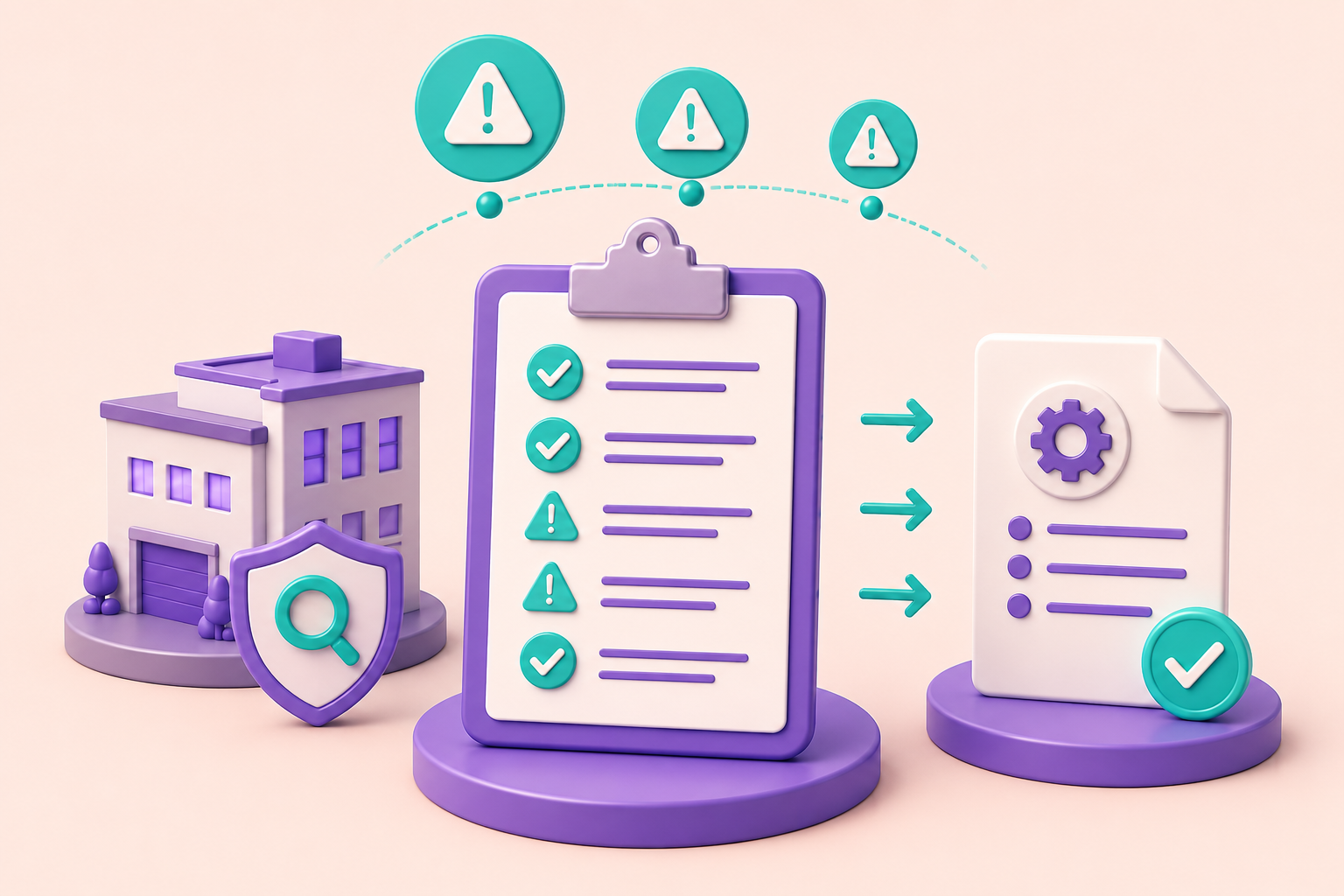 Supplier audit lifecycle showing planning, on-site or remote execution, finding classification, CAPA follow-up, requalification feed