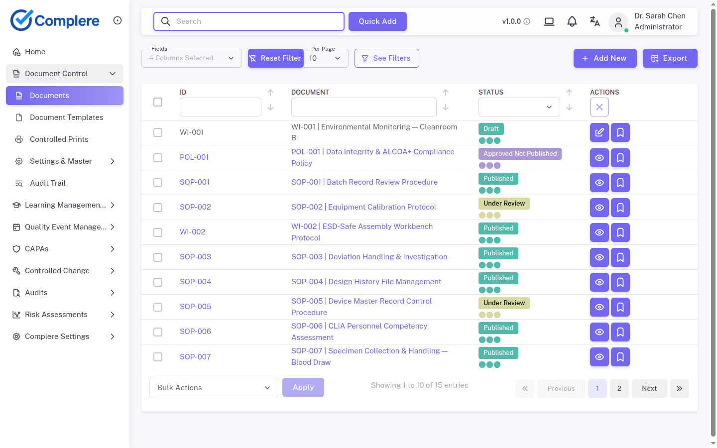 Electronic Records & Signatures